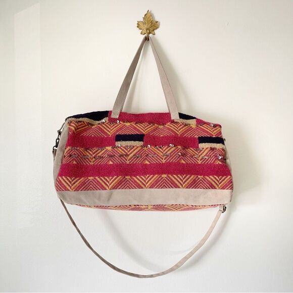 Free People The Weekender Suede shoulder bag NWOT - Picture 1 of 10